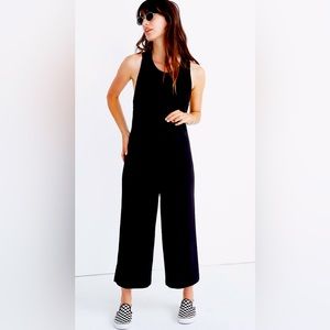 Texture and Thread//Madewell Black Tieback Jumpsuit